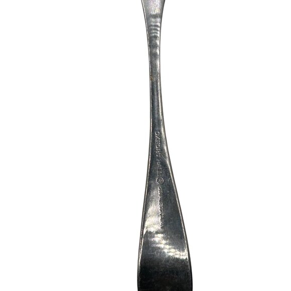 Oxford Hall Crystal Palace Stainless Steel Butter Spreader Knife Bead Edge - Picture 5 of 5